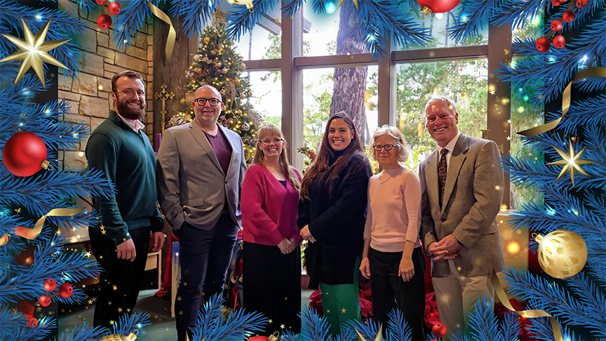 staff christmas photo 2025