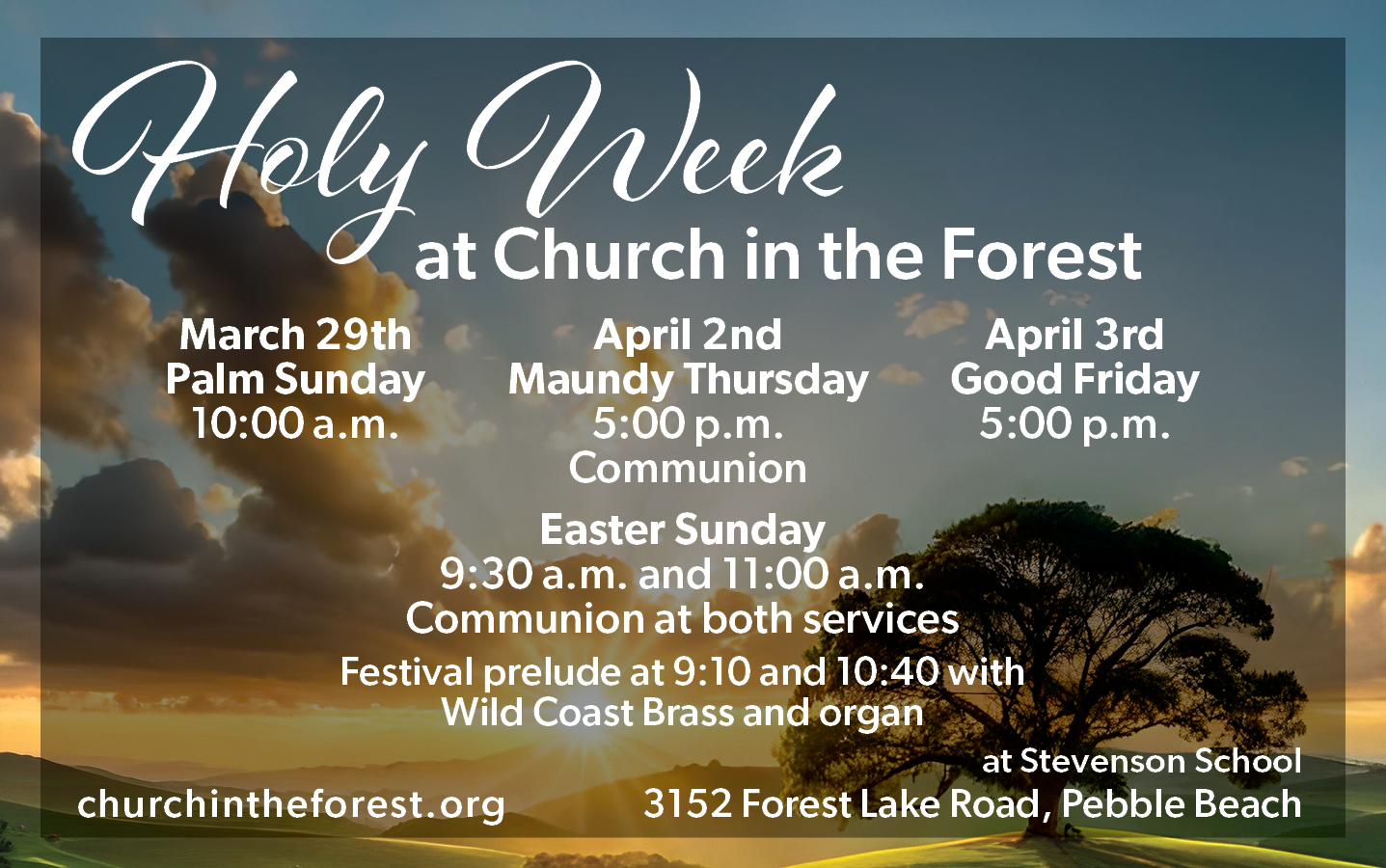Holy Week Services
